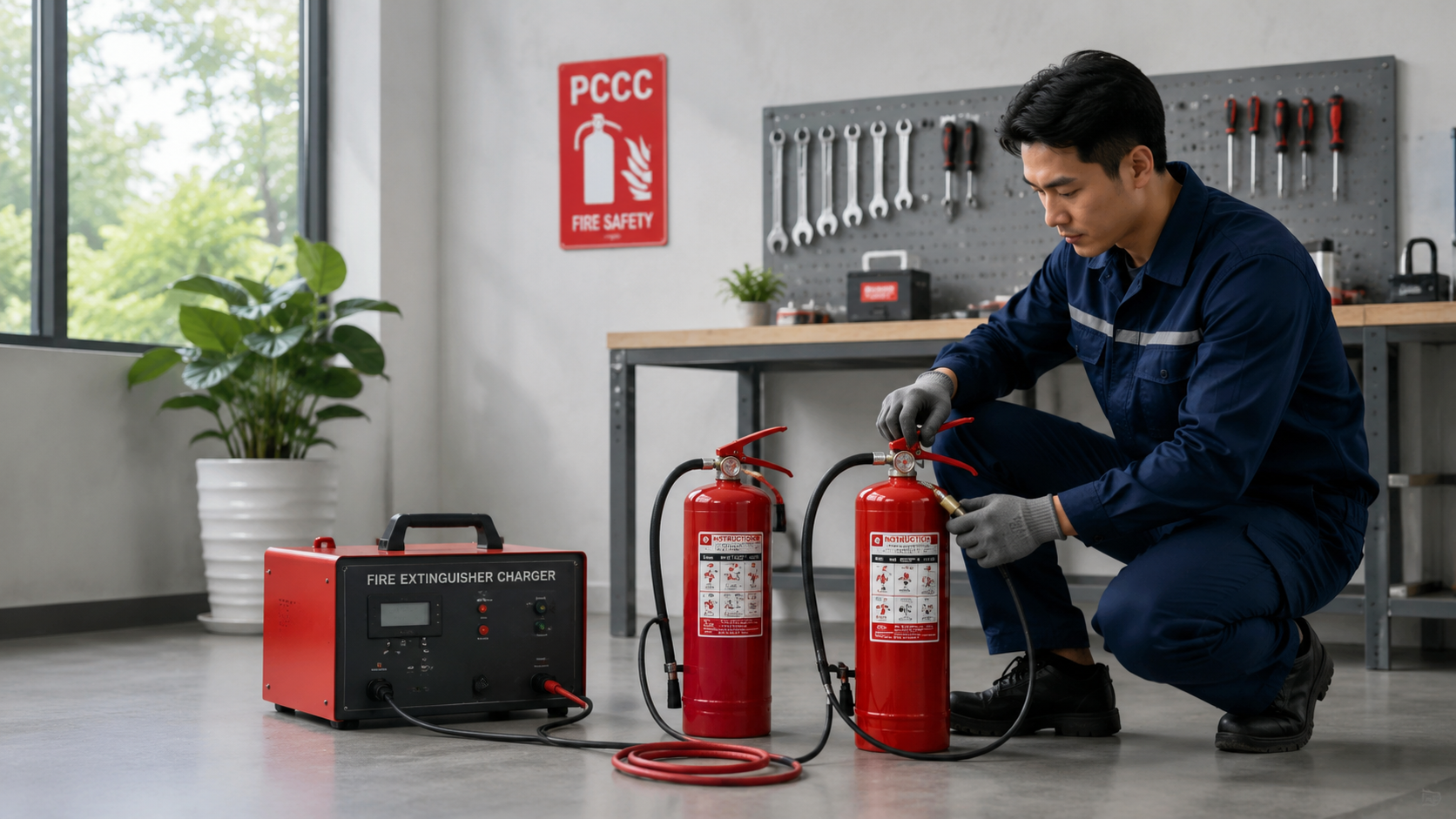 Bình chữa cháy có dấu hiệu hư hỏng