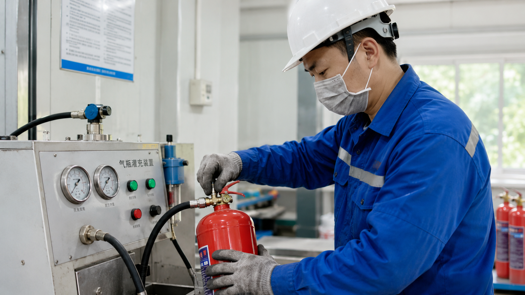Giấy tờ kiểm định bình chữa cháy sau bảo dưỡng