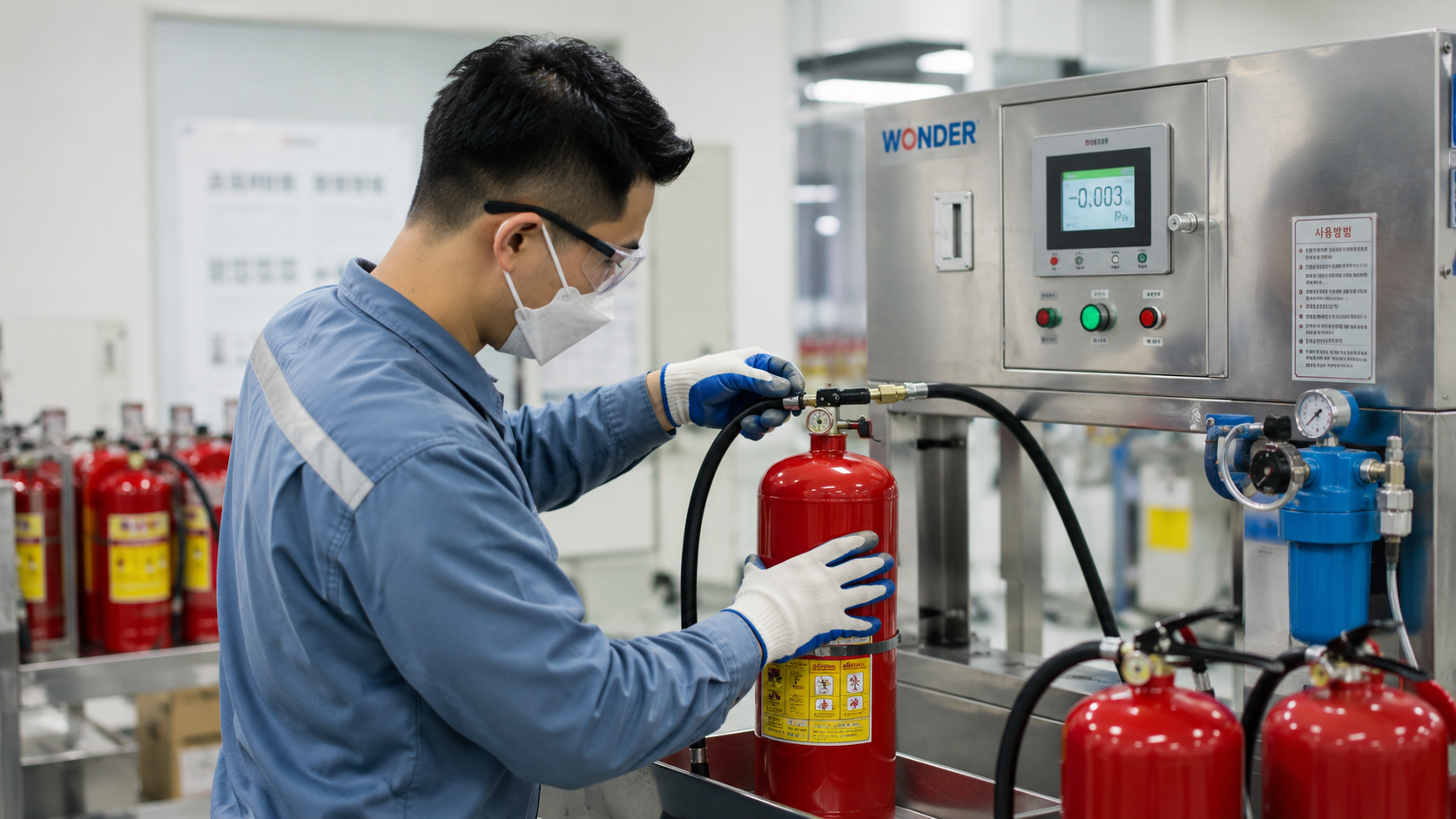 Kiểm tra bình chữa cháy thường xuyên