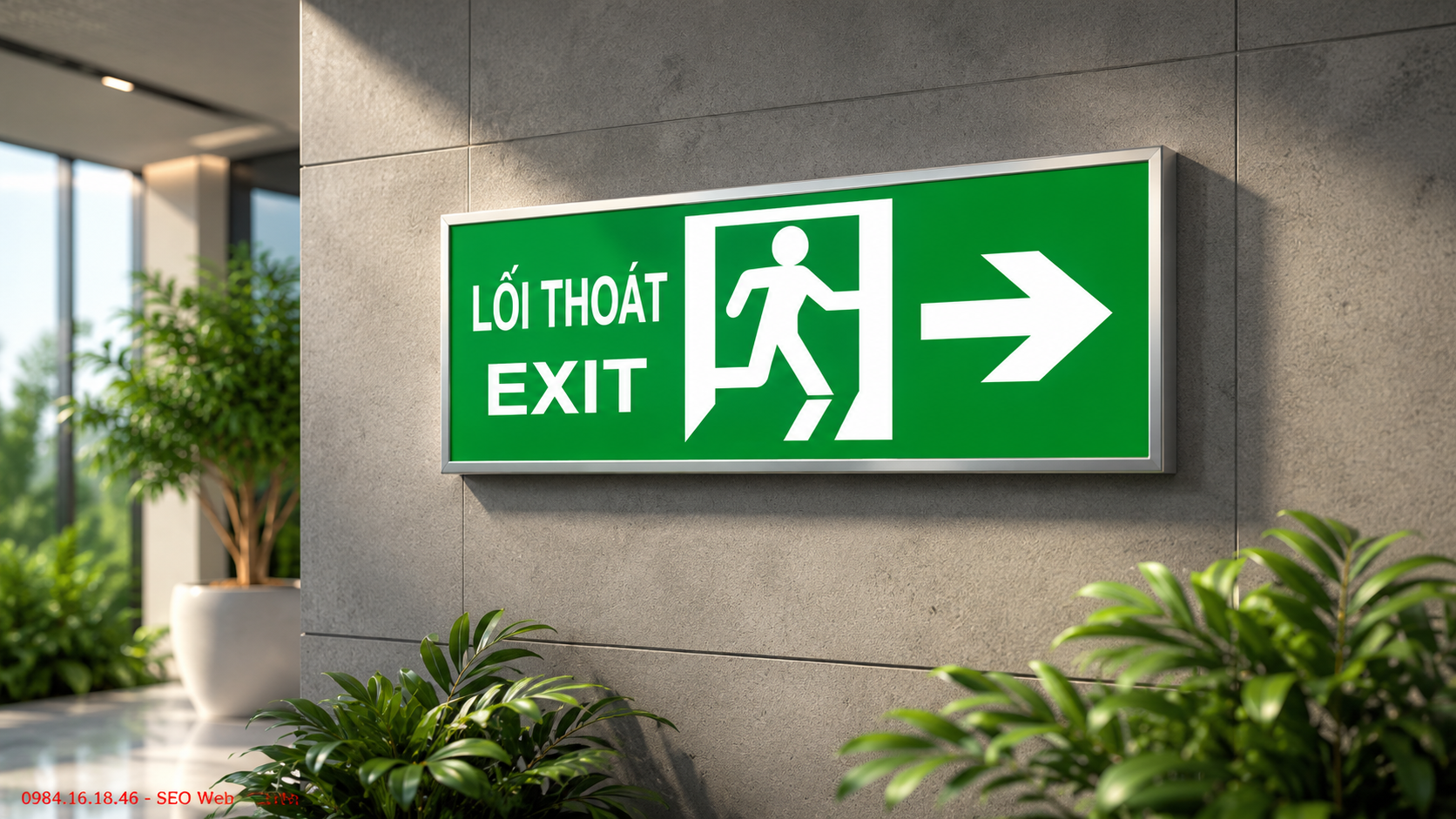 Lợi ích khi sử dụng đèn exit chính hãng
