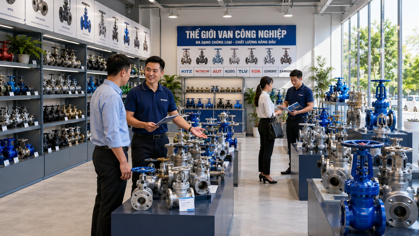 Mua van công nghiệp tại Công ty PCCC Hoàng Nhật Hưng
