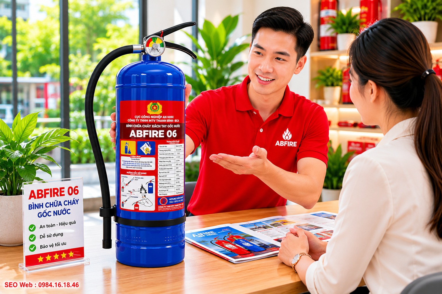 Trọng lượng bình nhẹ hơn tiêu chuẩn ghi trên nhãn mác rõ rệt.