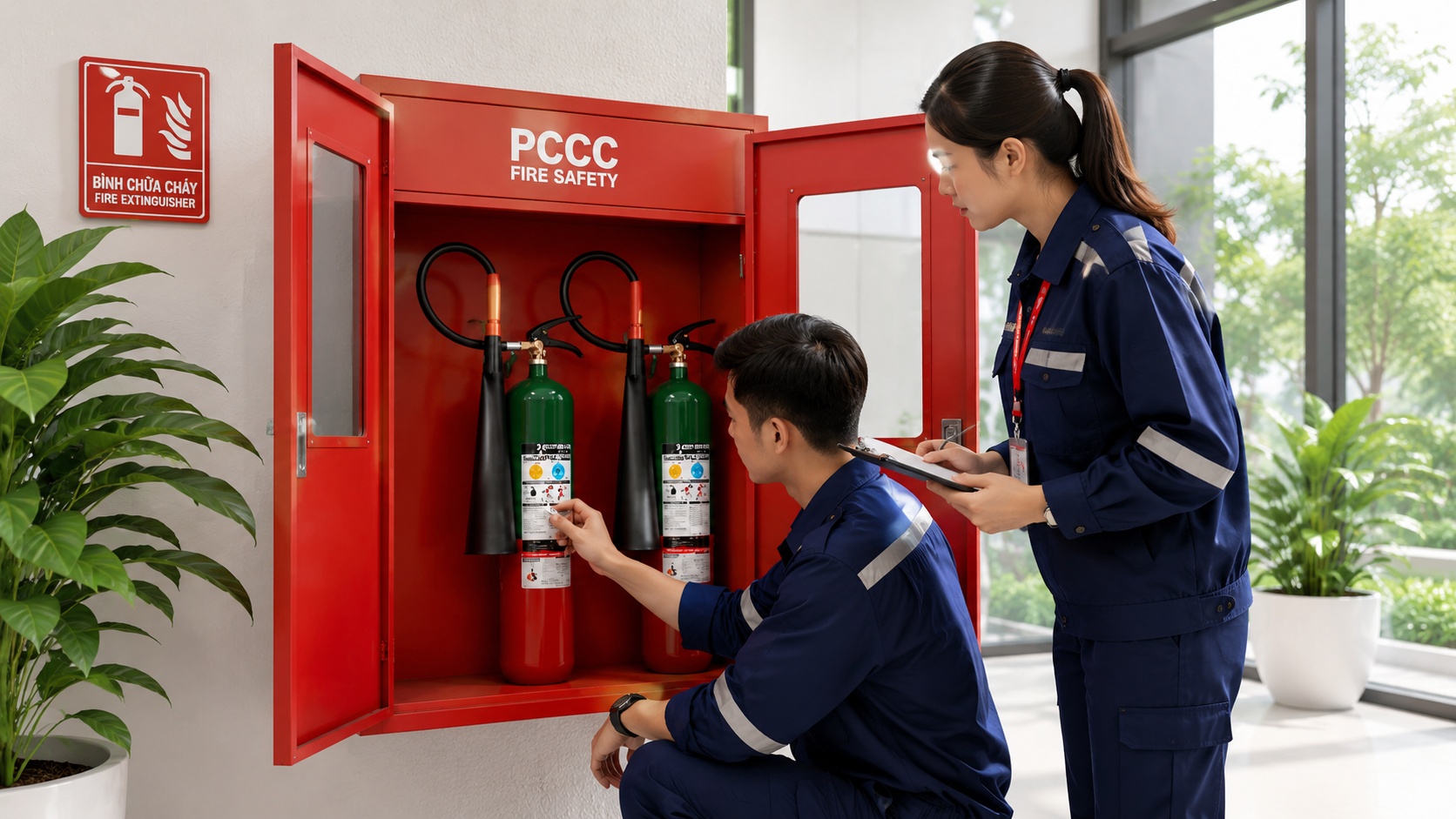 Bảo quản bình chữa cháy đúng cách giúp kéo dài tuổi thọ và hiệu quả sử dụng