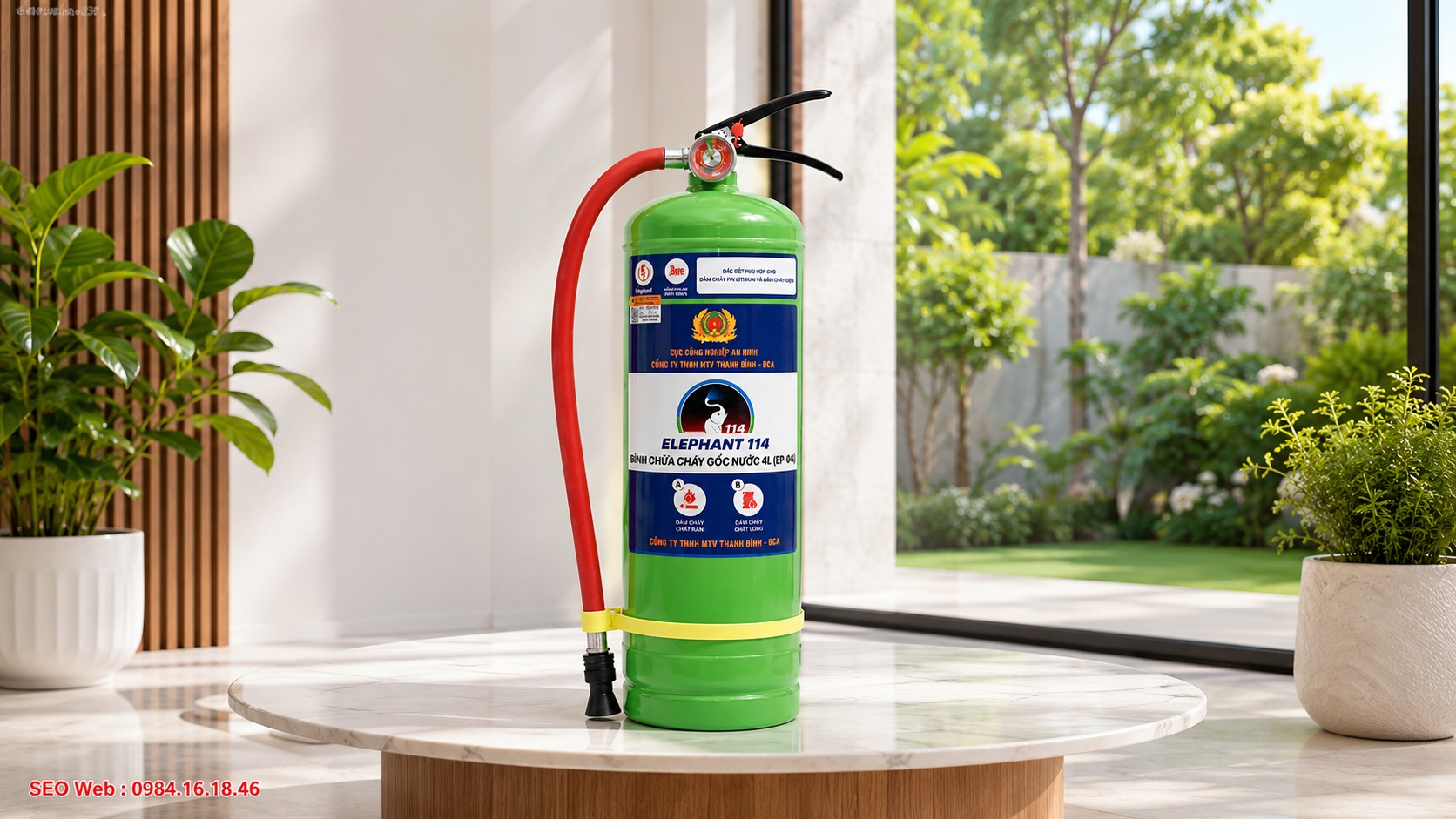Bình chữa cháy gốc nước 6L cho Pin Lithium EP-06