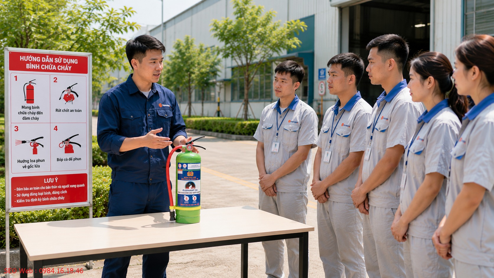 Bình chữa cháy Bộ Công An đáp ứng nhu cầu bảo vệ tài sản trong nhiều môi trường khác nhau.