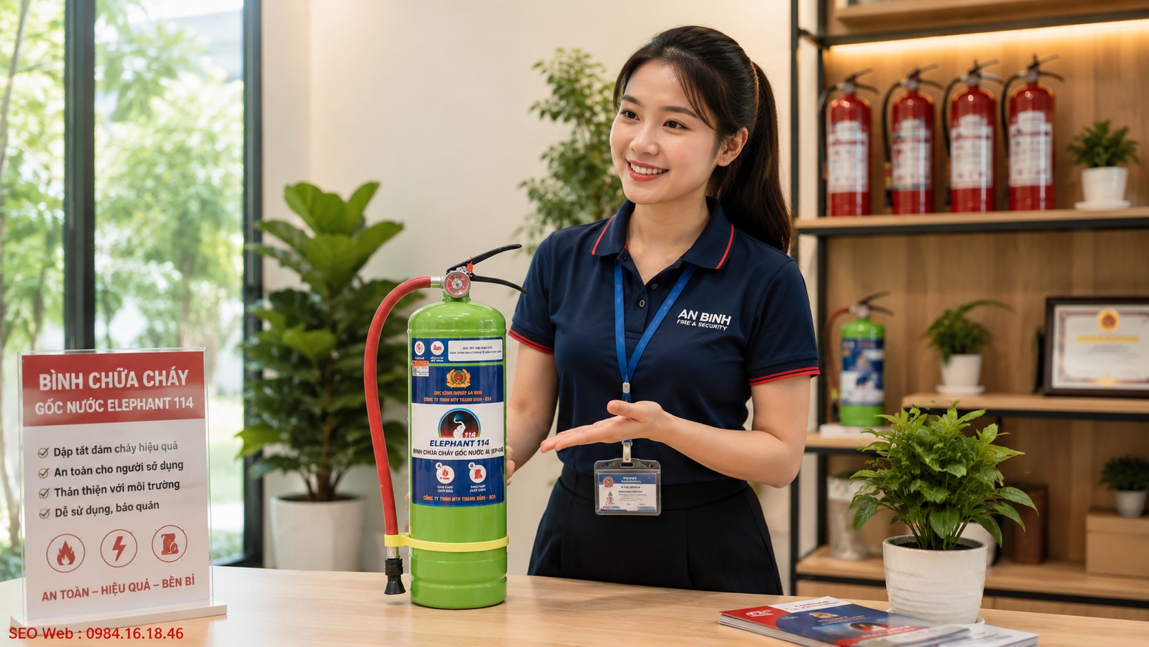Bình chữa cháy Bộ Công An sử dụng dung dịch gốc nước an toàn cho nhiều môi trường khác nhau. Bình chữa cháy Bộ Công An sử dụng dung dịch gốc nước an toàn cho nhiều môi trường khác nhau.