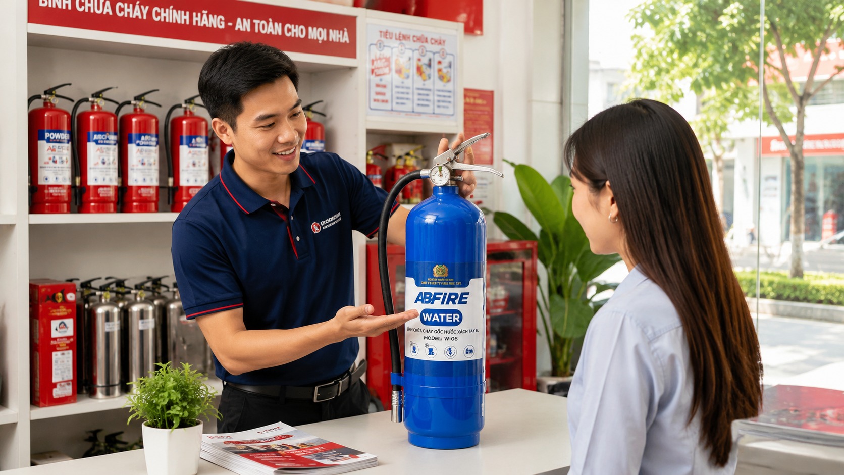 Cách bố trí bình chữa cháy dạng nước hợp lý trong công trình