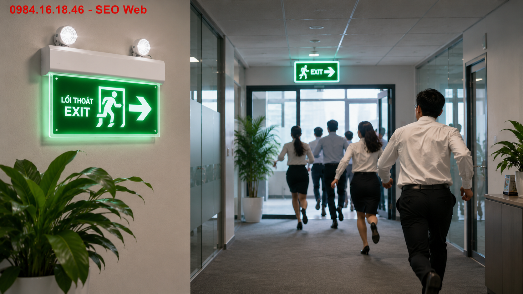 Cách kéo dài tuổi thọ đèn exit hiệu quả