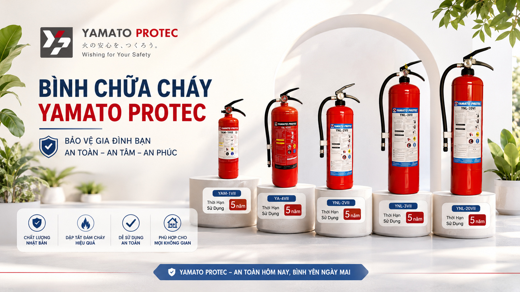 Chọn dung tích bình chữa cháy bột phù hợp nhu cầu sử dụng