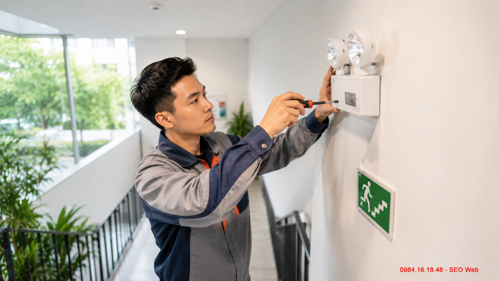 Hướng dẫn đấu nối đèn chiếu sáng sự cố LED an toàn Đấu nối đèn chiếu sáng sự cố LED đúng kỹ thuật an toàn