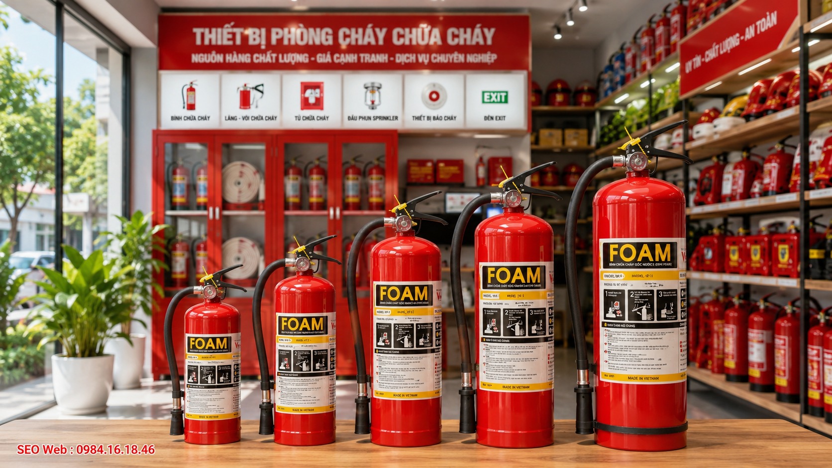 Địa chỉ cung cấp bình chữa cháy bọt Foam uy tín