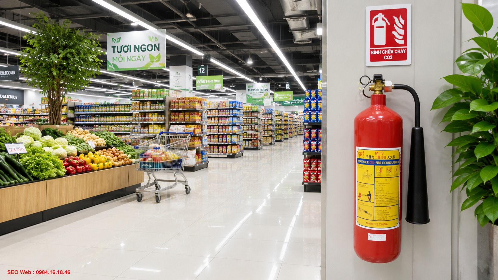 Điều kiện bảo quản bình chữa cháy CO2 đúng khuyến nghị
