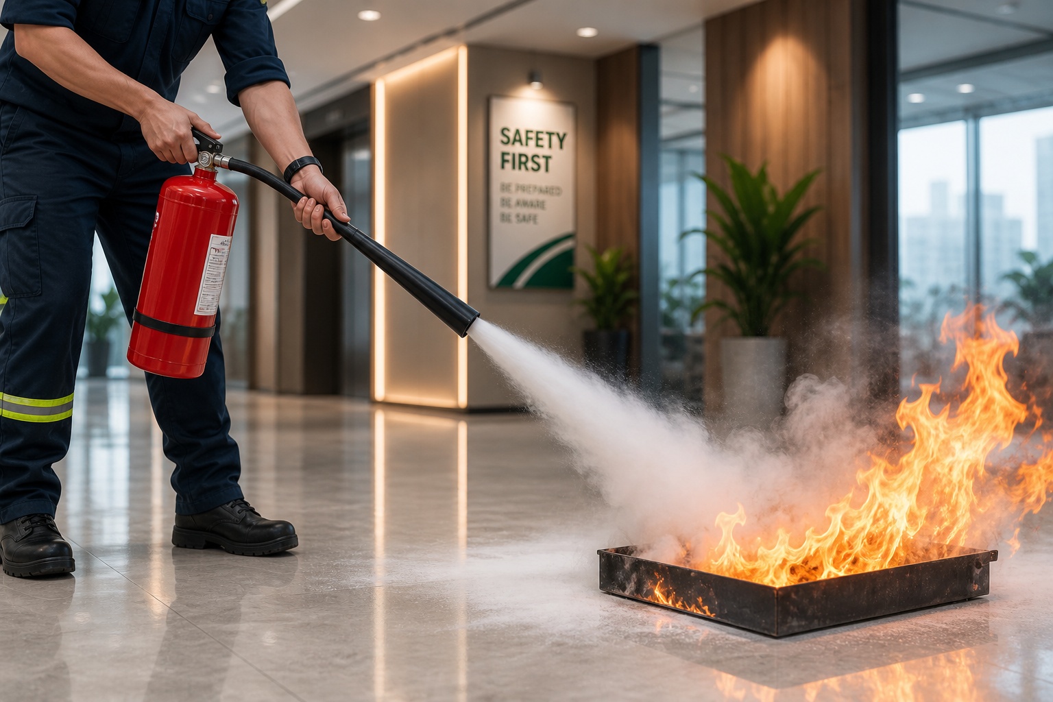 Bình chữa cháy có khả năng xử lý nhiều đám cháy trong thực tế hiệu quả