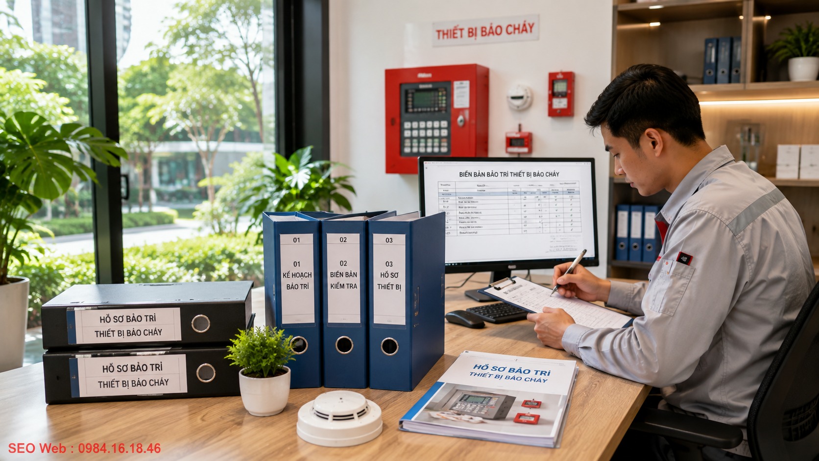 Quản lý hồ sơ bảo trì giúp theo dõi hệ thống lâu dài Hồ sơ cần lưu sau mỗi lần bảo trì báo cháy