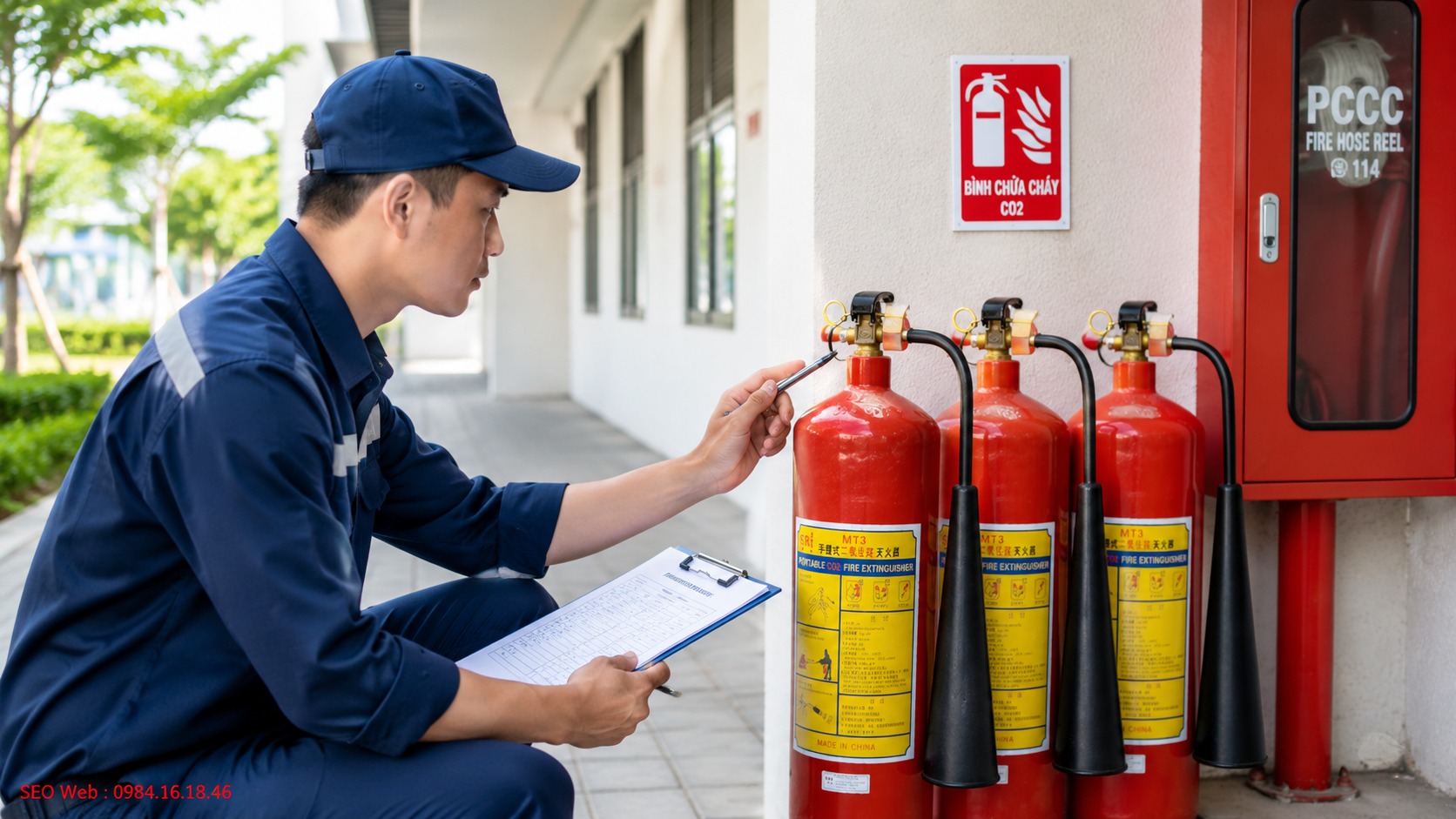 Kiểm tra định kỳ bình chữa cháy CO2 trong quá trình sử dụng