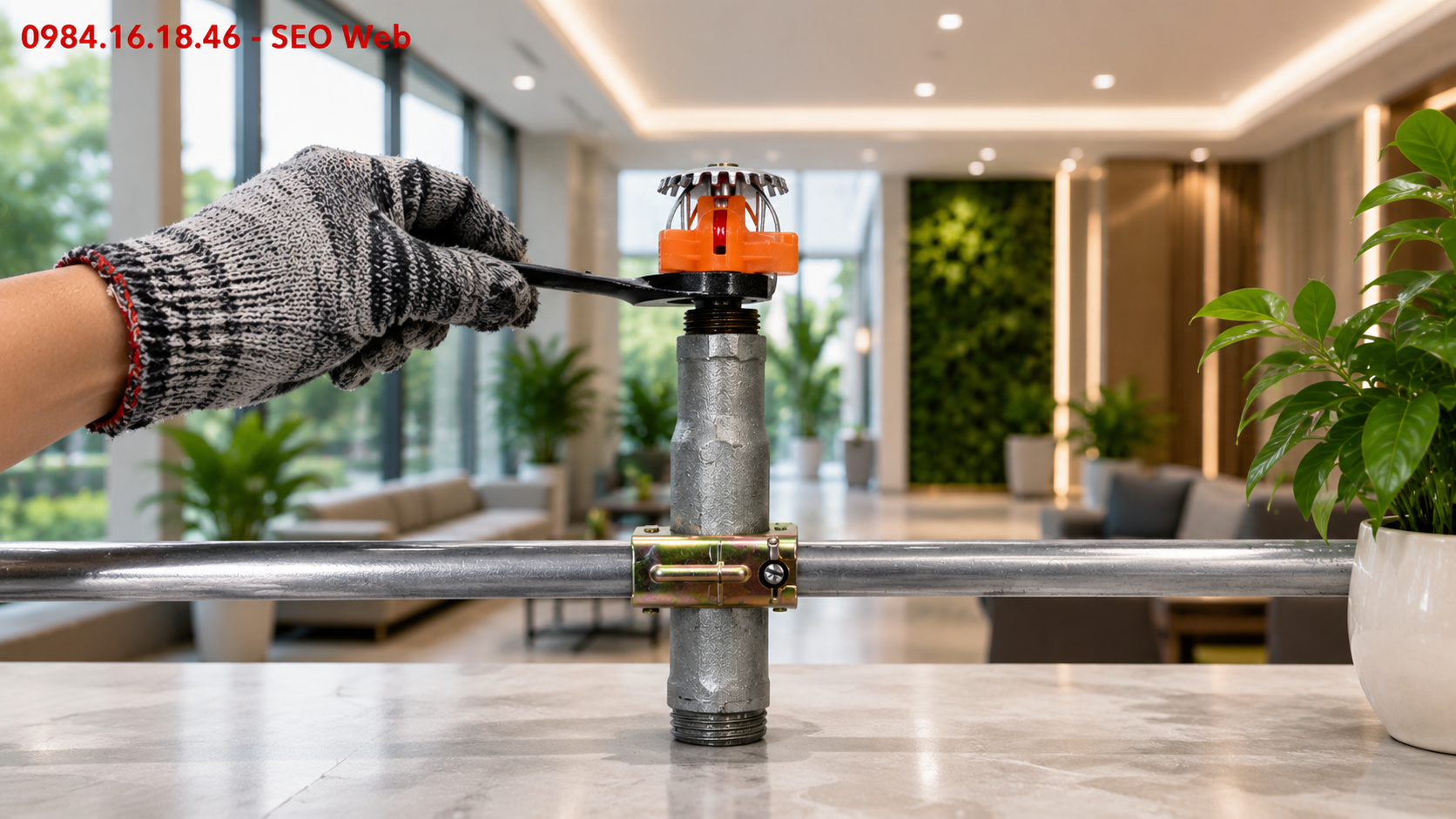 Kiểm tra định kỳ đầu phun Sprinkler giúp duy trì hiệu quả vận hành