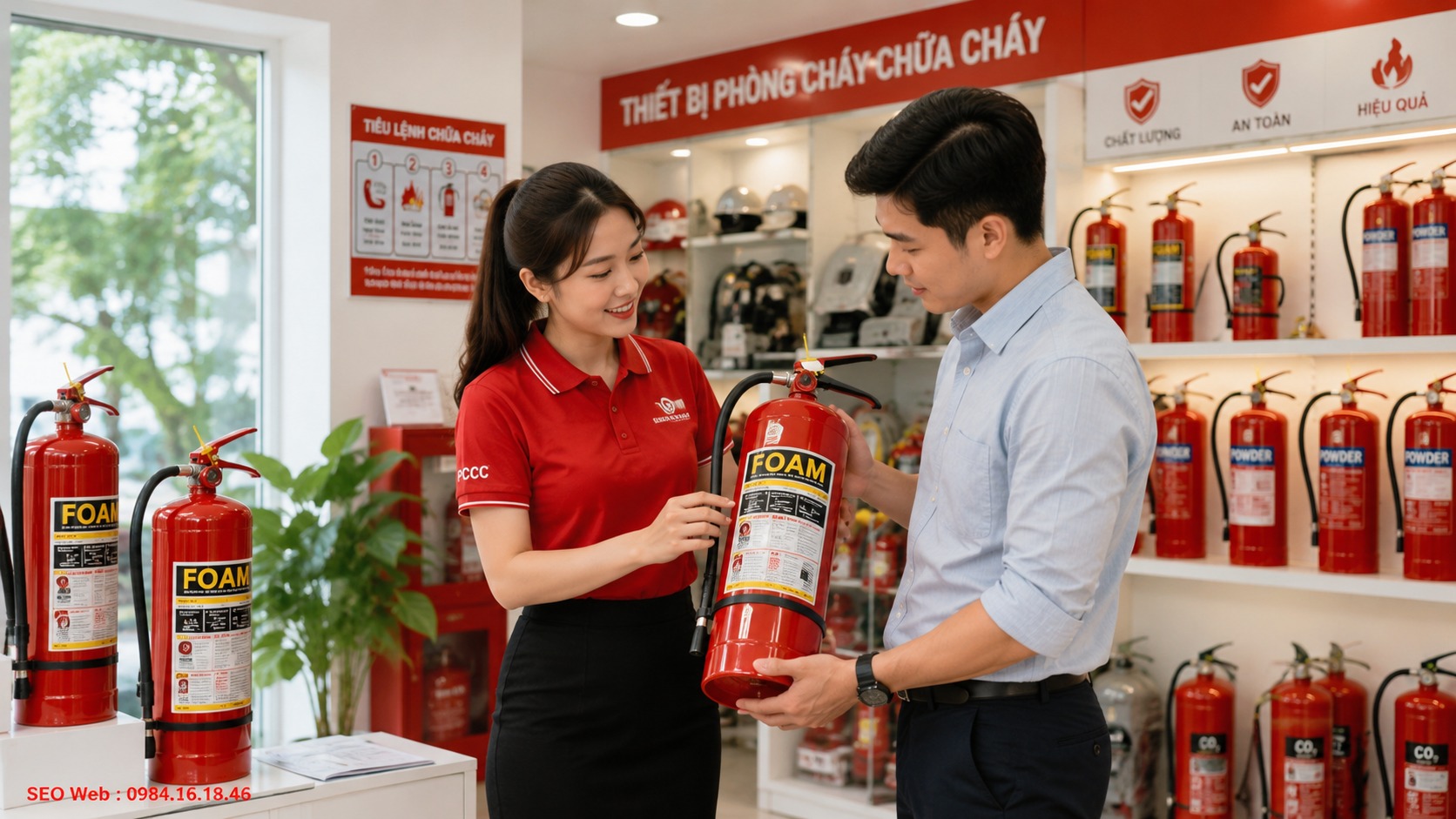 Kinh nghiệm chọn bình chữa cháy bọt Foam phù hợp