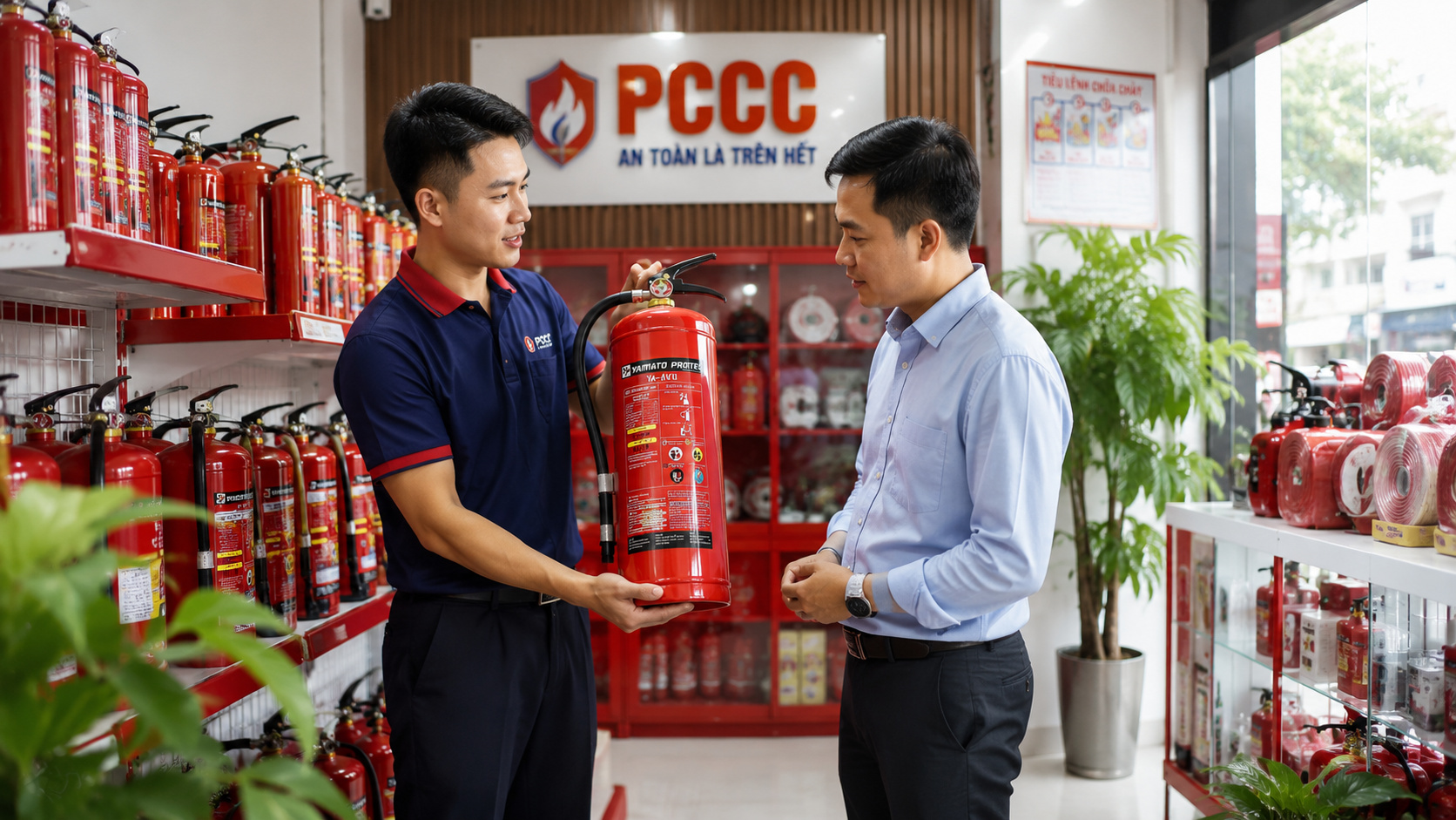 Địa chỉ cung cấp bình chữa cháy bột uy tín chất lượng
