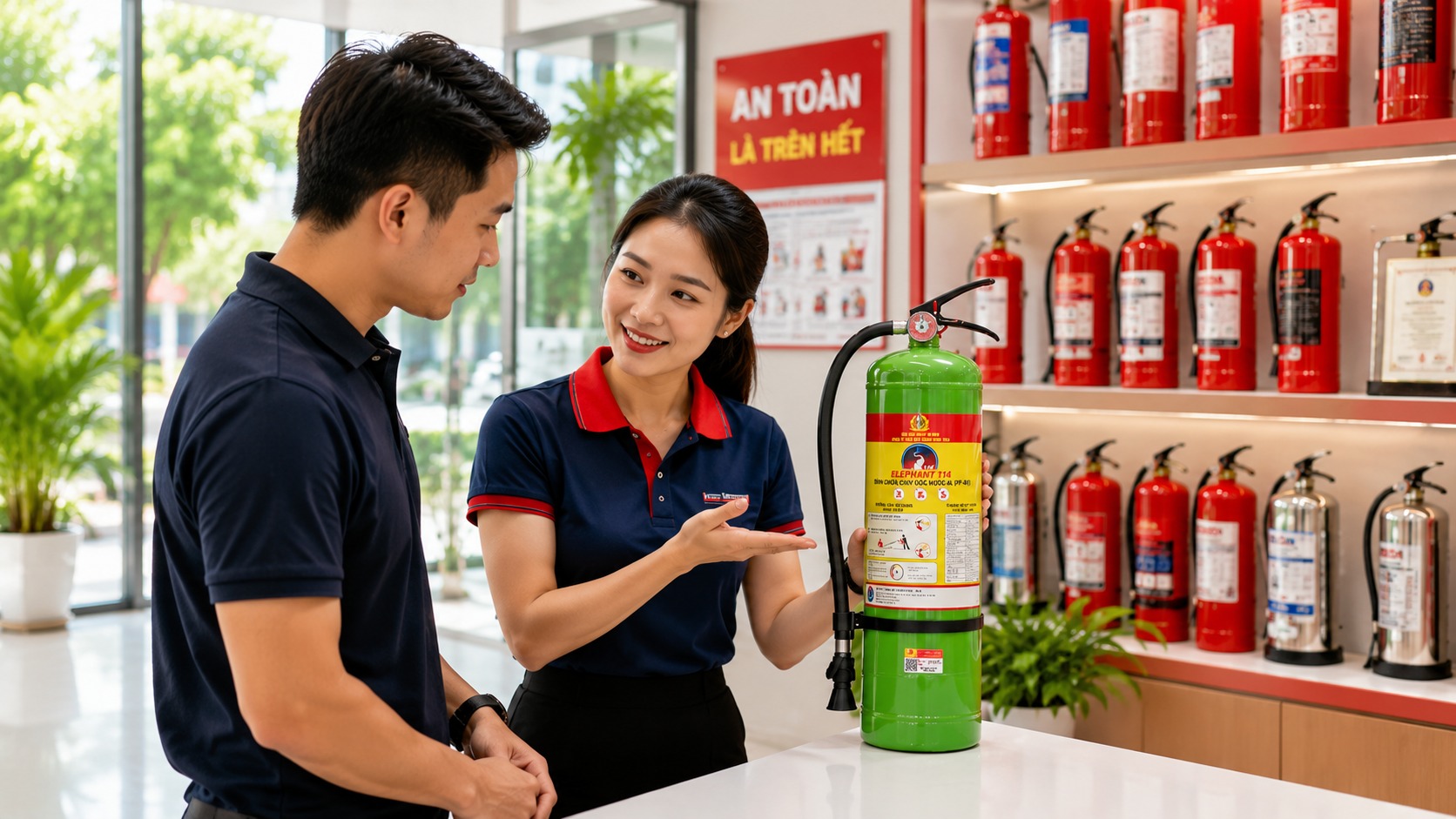 Liên hệ trang bị bình chữa cháy dạng nước tại PCCC Hoàng Nhật Hưng