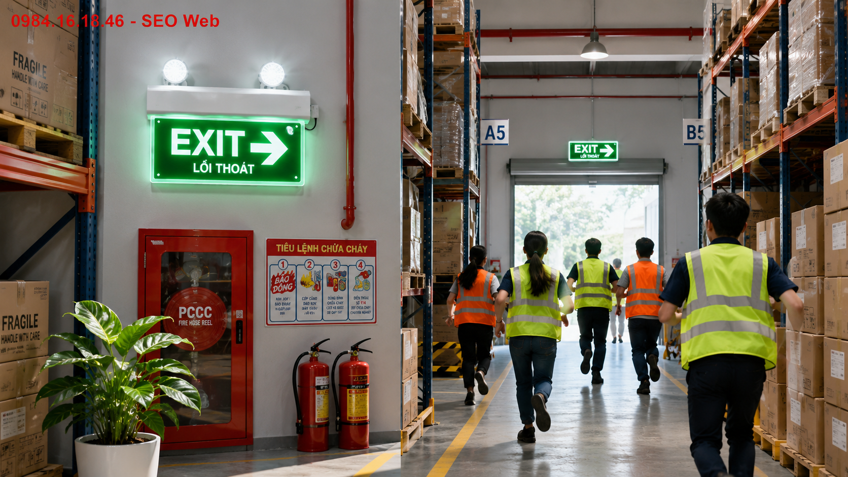 Lợi ích khi lắp đặt đèn exit trong công trình