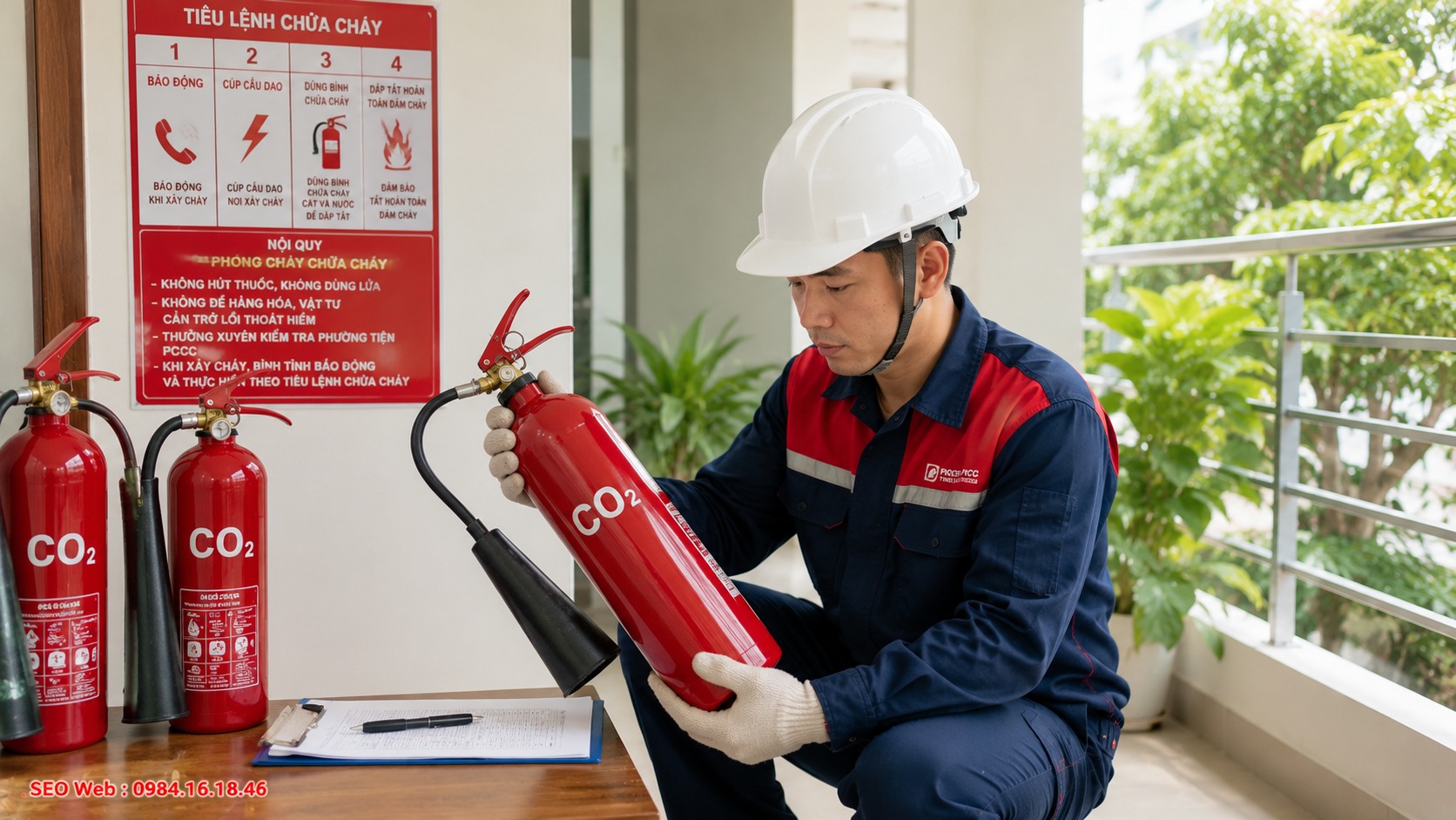 Những lưu ý giúp sử dụng bình chữa cháy CO2 an toàn lâu dài