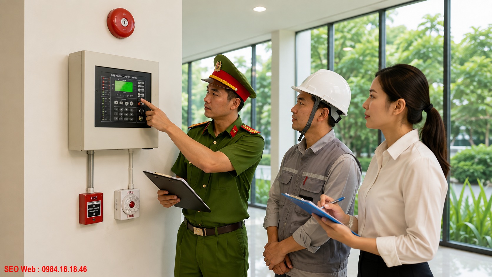 Lập hồ sơ nghiệm thu sau khi bảo trì hệ thống báo cháy Nghiệm thu và hoàn thiện hồ sơ bảo trì báo cháy