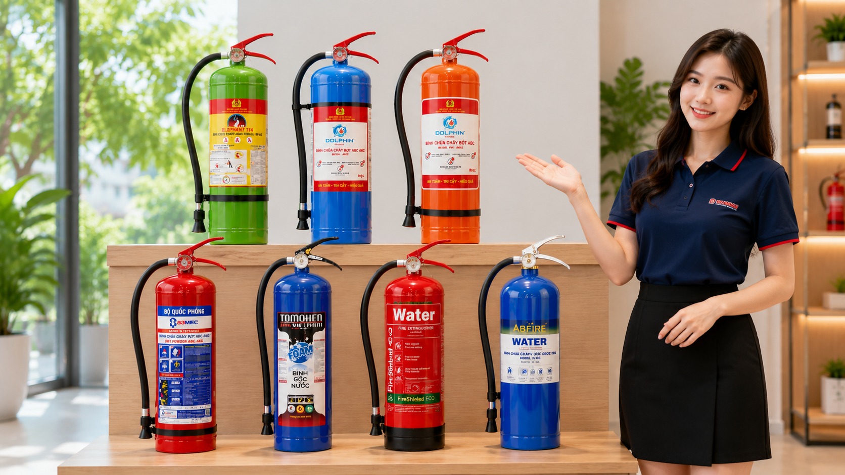 Các loại bình chữa cháy dạng nước phổ biến trên thị trường