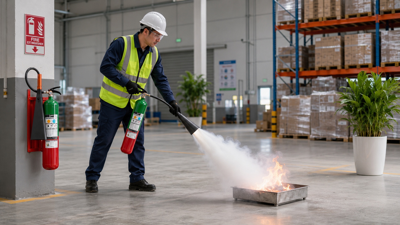 Quy trình sử dụng bình chữa cháy CO2 đúng kỹ thuật an toàn