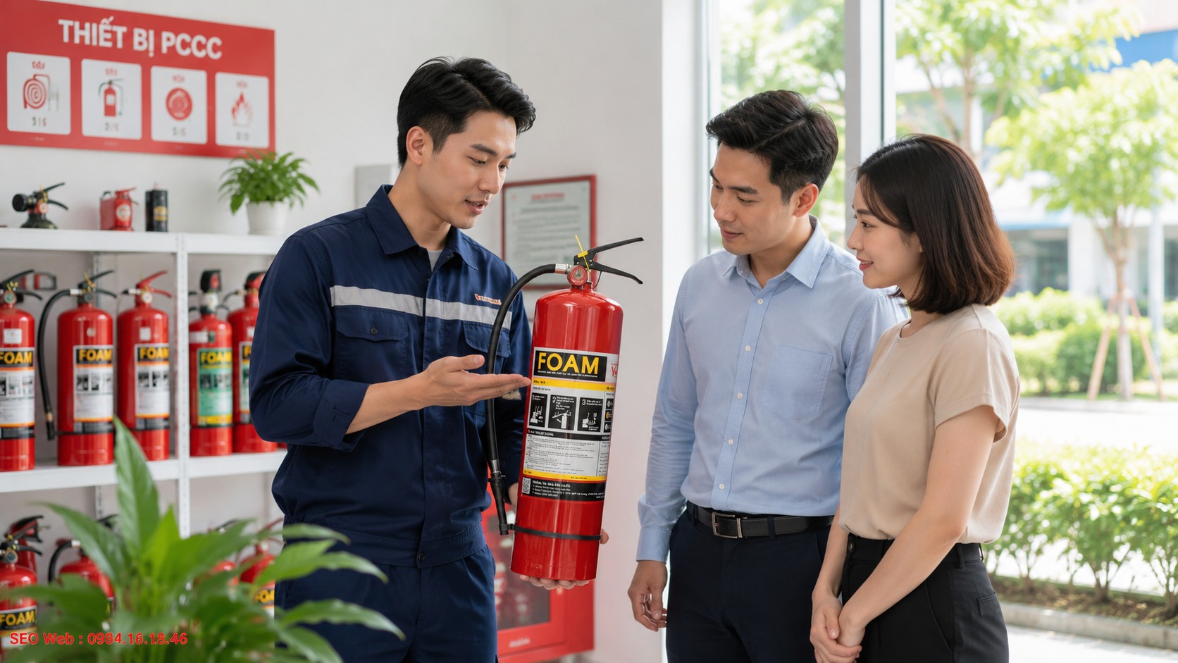 Sai lầm thường gặp khi sử dụng bình chữa cháy bọt Foam