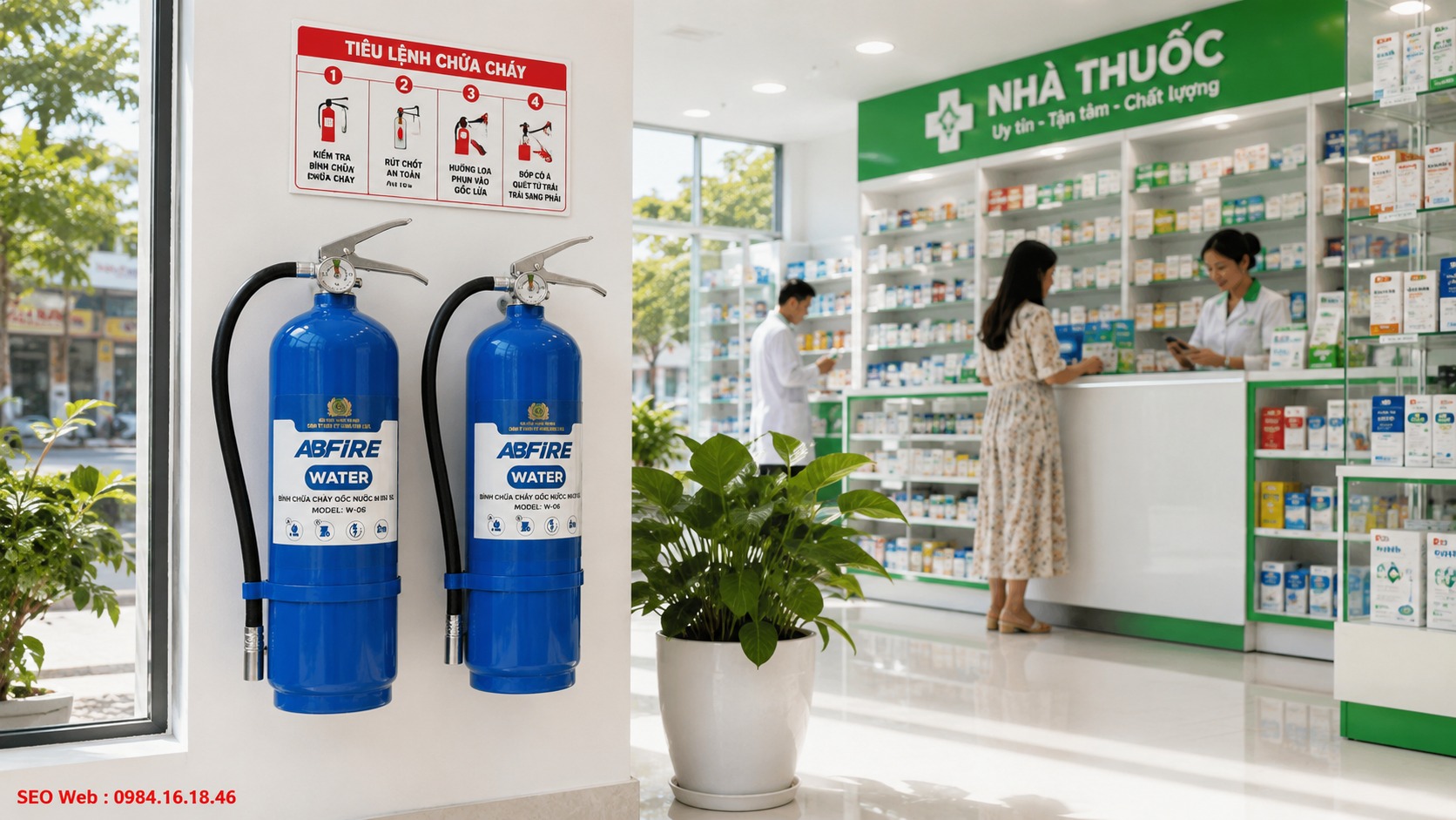 Ứng dụng bình chữa cháy dạng nước trong nhiều công trình
