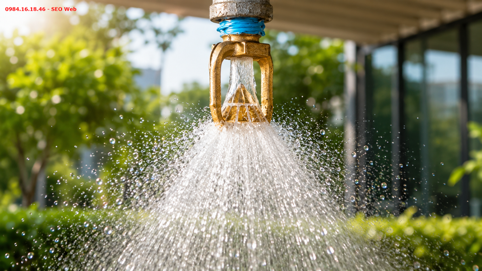 Đầu phun Sprinkler giữ vai trò kiểm soát đám cháy trong hệ thống tự động