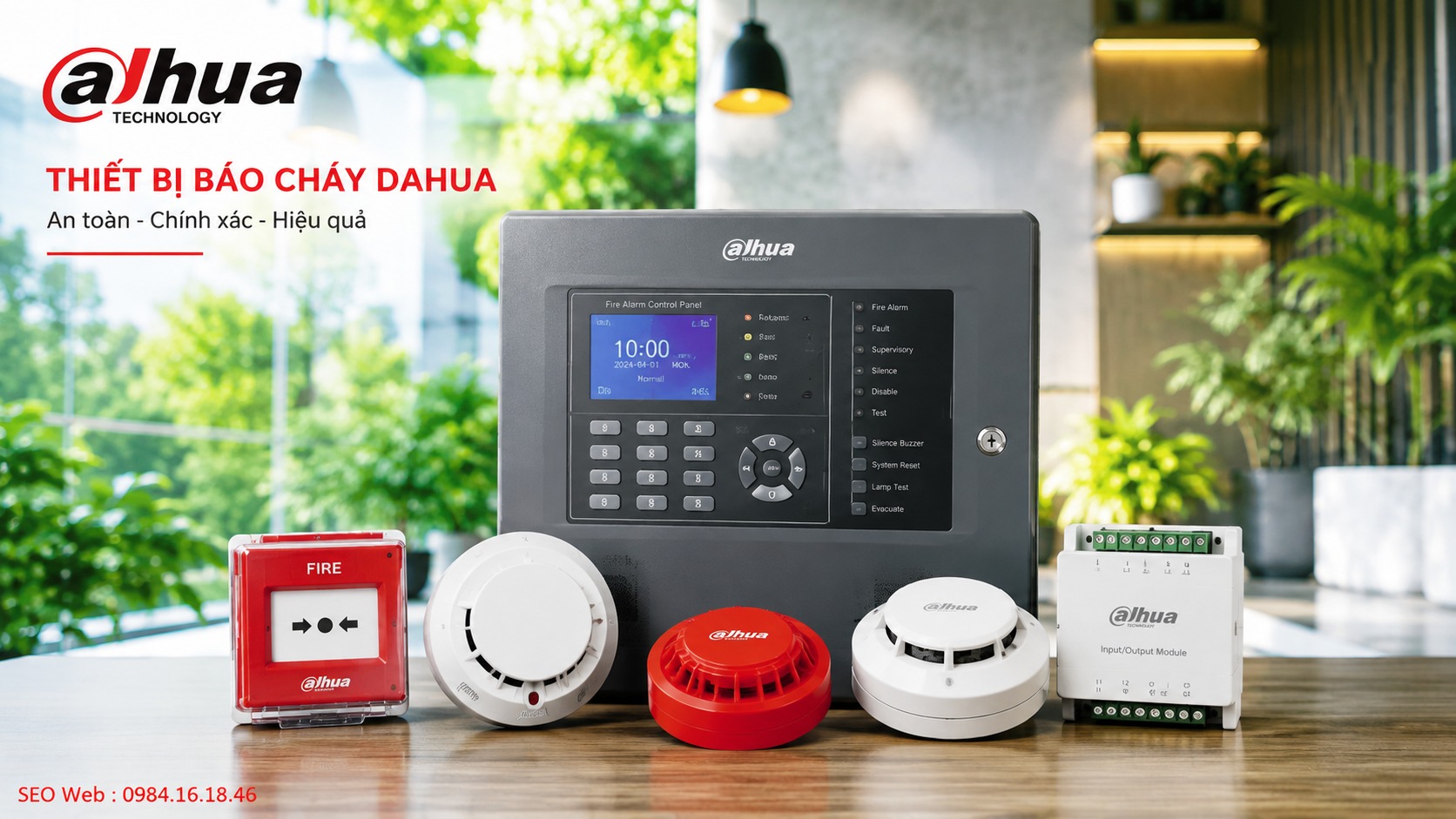 Thiết bị Dahua ứng dụng công nghệ cảnh báo hiện đại cho công trình Báo cháy Dahua ứng dụng công nghệ hiện đại trong phát hiện và cảnh báo