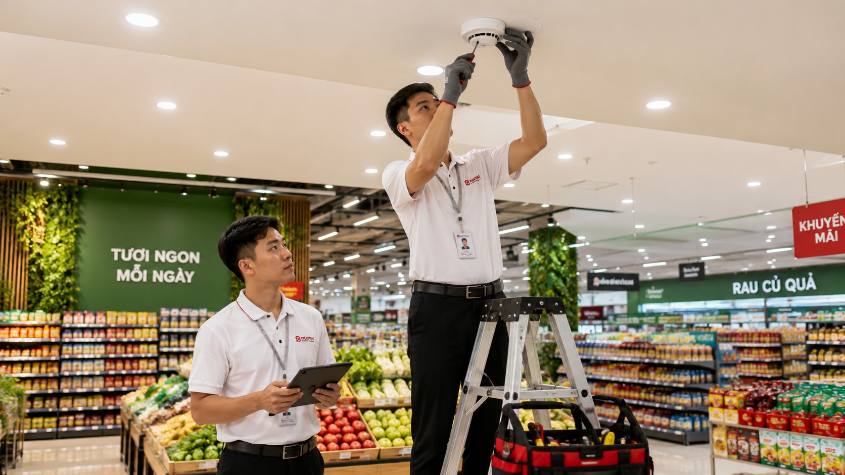 Bảo dưỡng thiết bị báo cháy chưa đúng quy trình