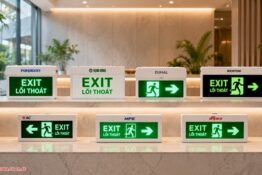 TOP 7 thương hiệu đèn exit uy tín được nhiều công trình lựa chọn