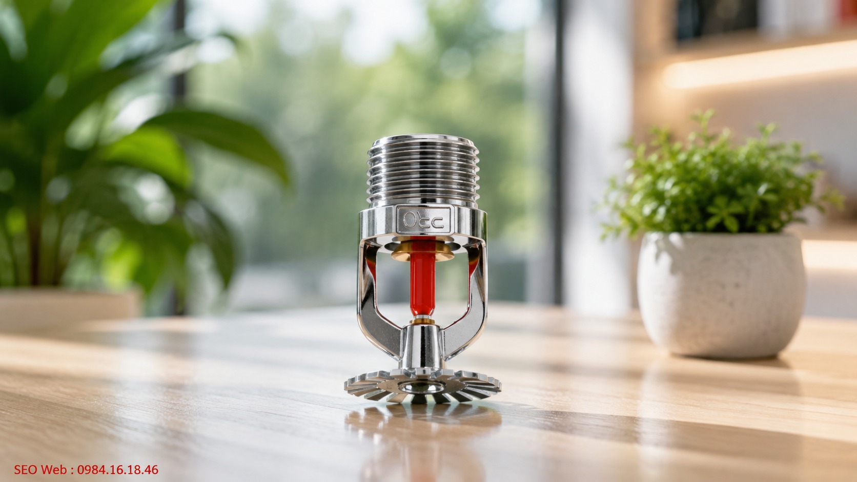 Chi tiết cấu tạo và các bộ phận chính của sprinkler Hochiki Cấu tạo đầu phun chữa cháy sprinkler Hochiki với các bộ phận chính