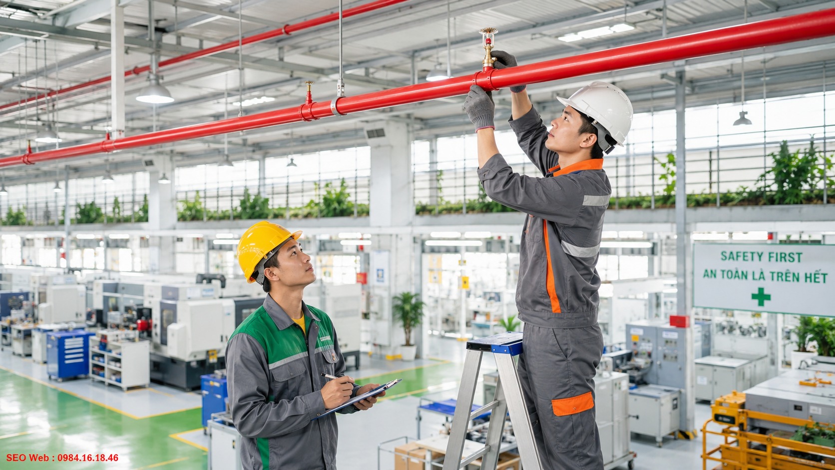 Lựa chọn đầu phun Sprinkler phù hợp điều kiện thực tế công trình