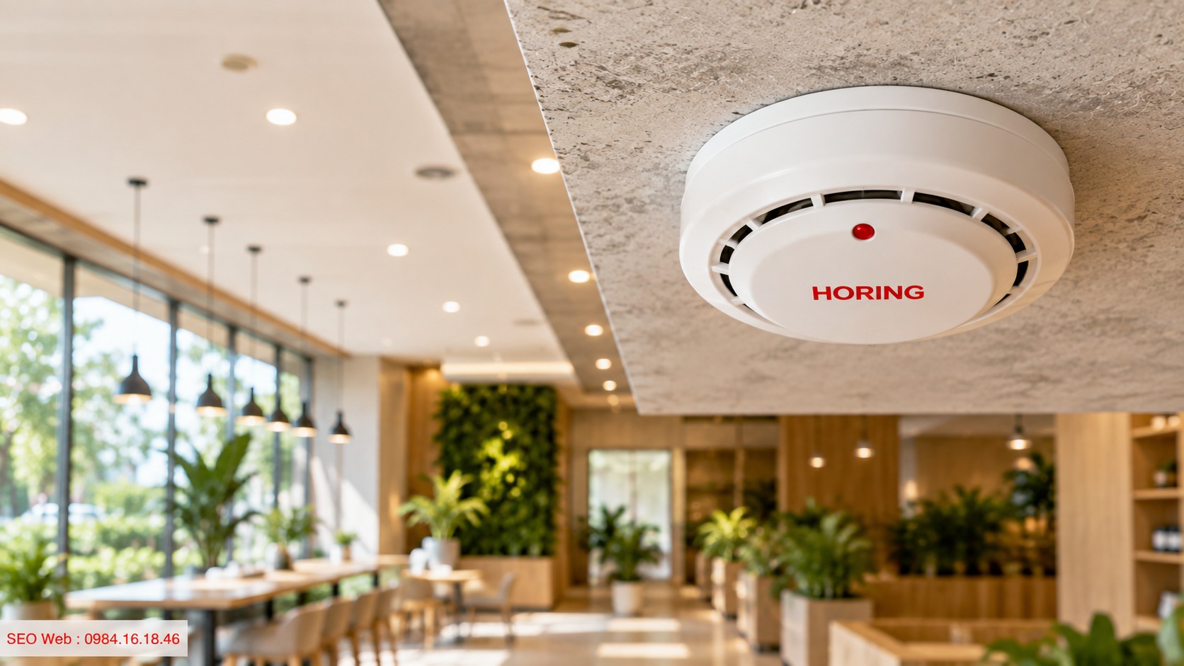 Cảm biến nhiệt Horing hỗ trợ cảnh báo nguy cơ cháy sớm Đầu báo nhiệt Horing hỗ trợ cảnh báo cháy hiệu quả