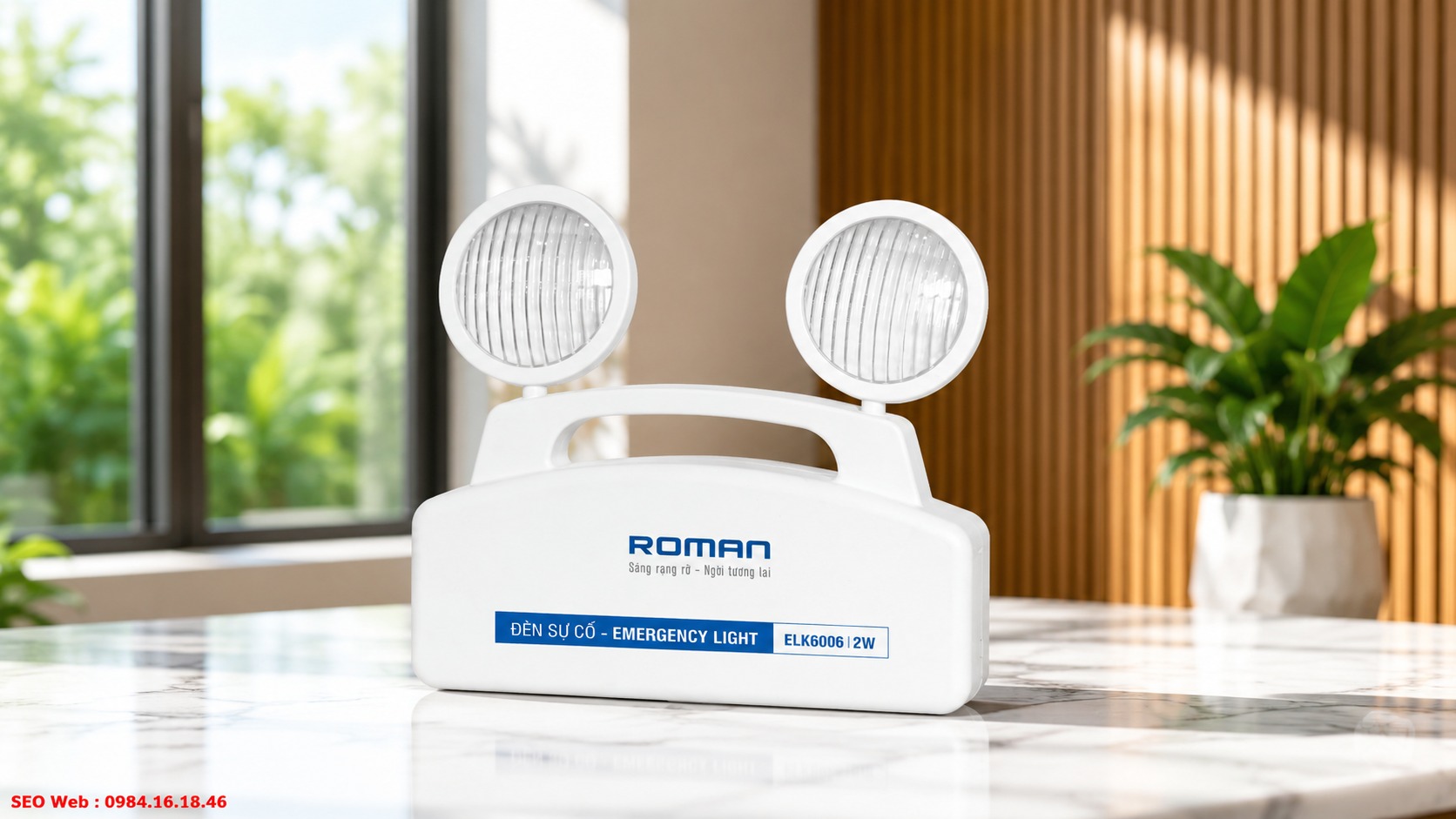 Đèn chiếu sáng sự cố Roman phù hợp nhiều công trình Đèn chiếu sáng sự cố Roman phù hợp nhiều công trình
