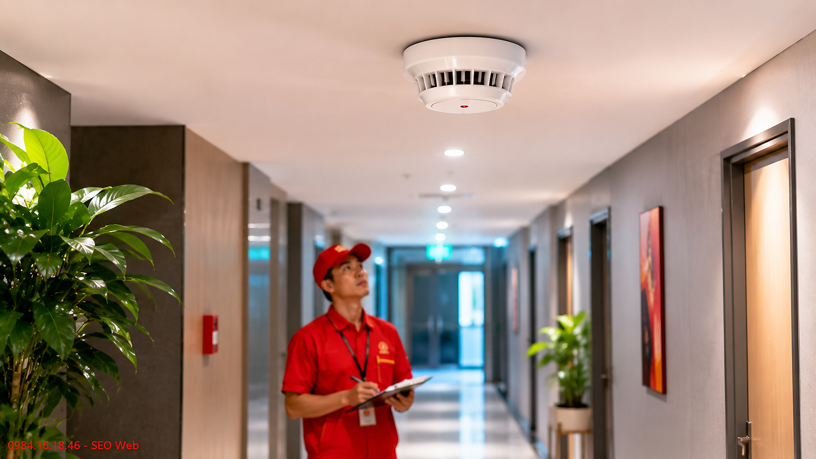 Kiểm tra khả năng phát hiện sớm của cảm biến cảnh báo cháy Xem xét độ nhạy của đầu báo giúp phát hiện dấu hiệu cháy sớm và chính xác
