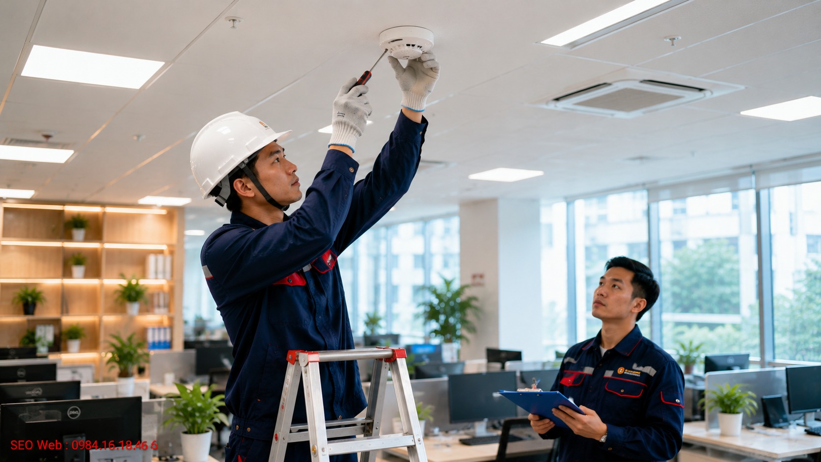 Kinh nghiệm lựa chọn đơn vị thi công hệ thống cảnh báo cháy Lựa chọn đơn vị chuyên nghiệp để khảo sát và lắp đặt thiết bị báo cháy