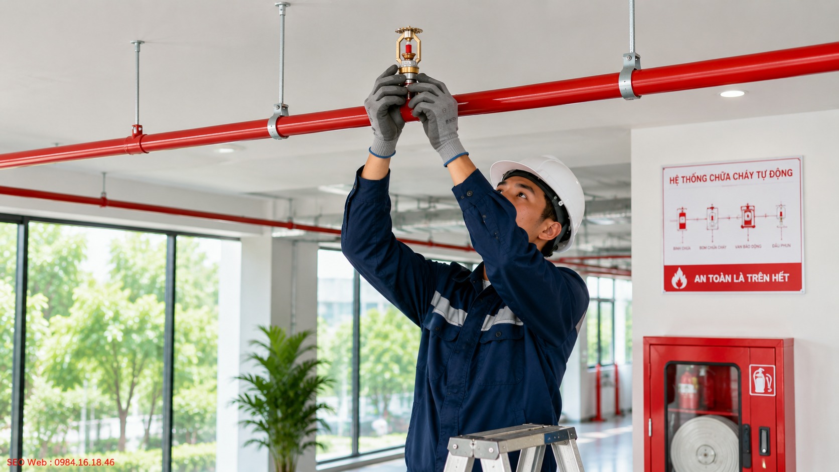 Kiểm tra và bảo dưỡng đầu phun Sprinkler hướng lên định kỳ