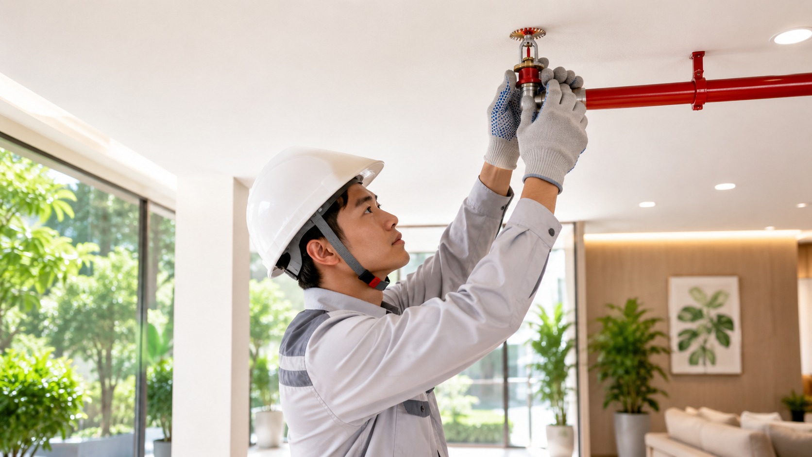 giúp hạn chế rò rỉ nước Xử lý phần ren đầu phun để bảo đảm độ kín Làm kín phần ren kết nối đầu phun Sprinkler bằng vật liệu phù hợp và đúng kỹ thuật