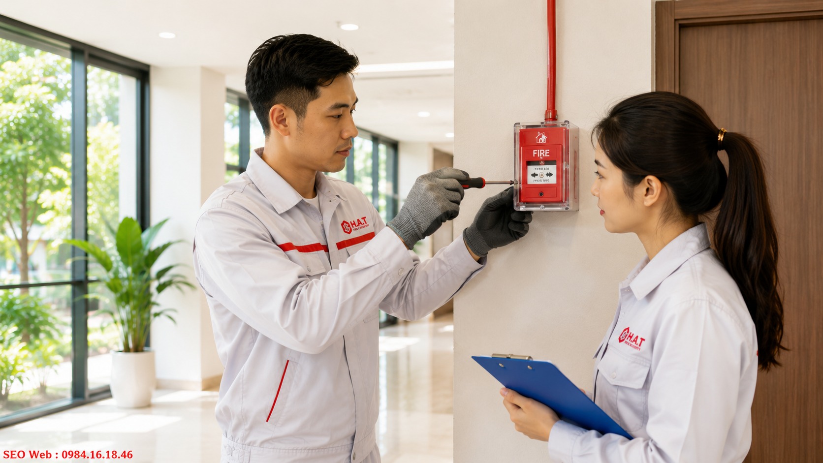 Lắp đặt thiết bị báo cháy sai vị trí trong công trình