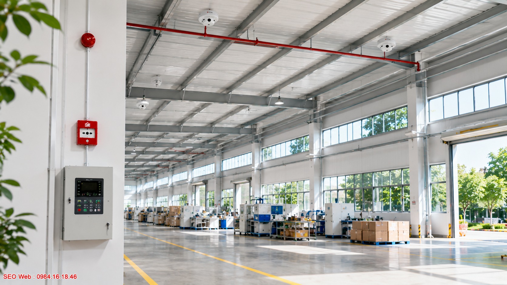 Lựa chọn thiết bị báo cháy nhà xưởng theo diện tích và quy mô