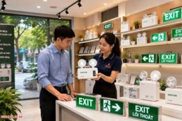 Kinh nghiệm chọn mua đèn chiếu sáng khẩn cấp phù hợp từng công trình