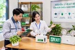 Đèn chiếu sáng khẩn cấp hoạt động thế nào khi nguồn điện bị mất?