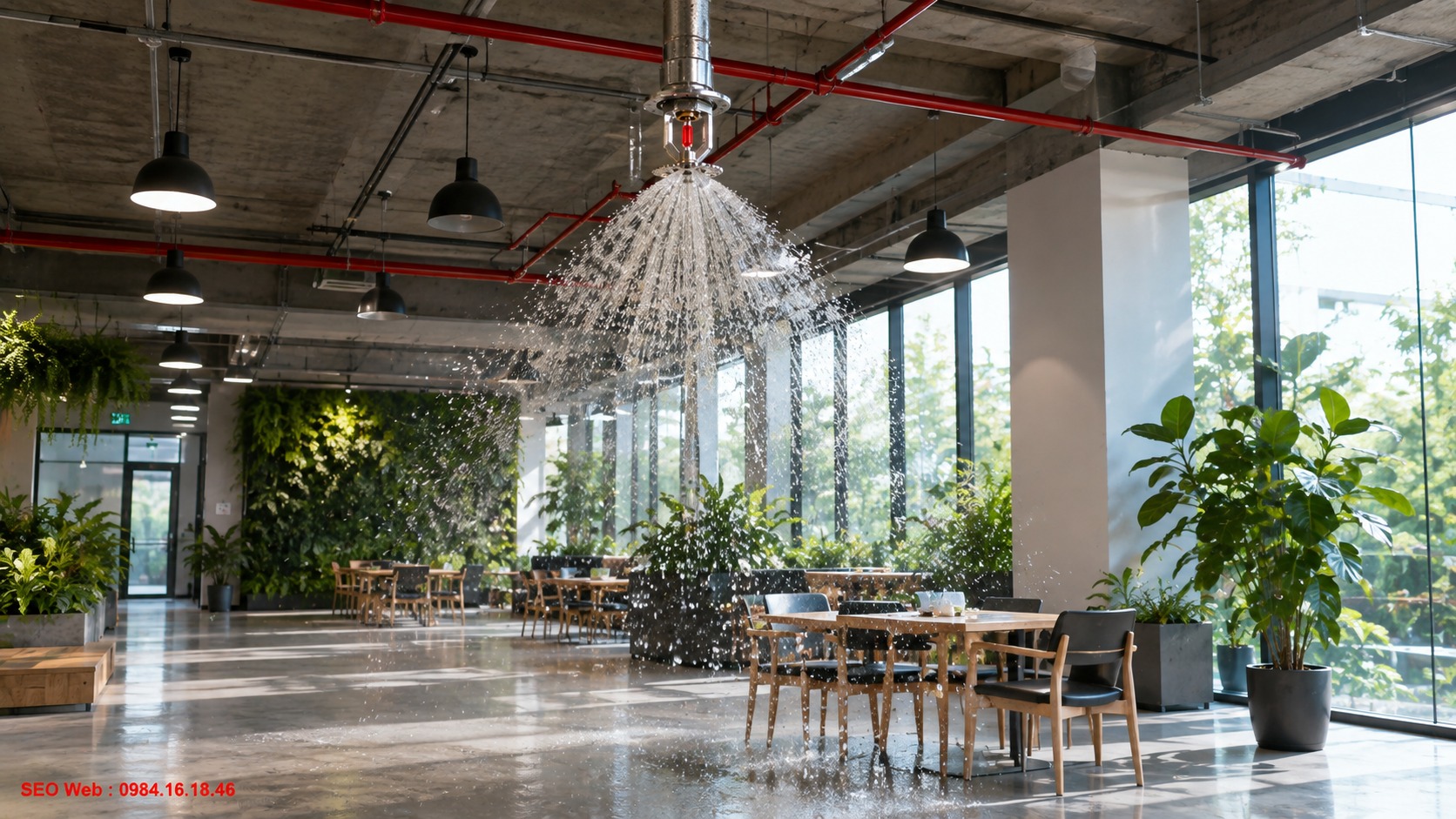 Thiết kế tấm tán tạo vùng nước cho đầu phun hướng xuống Tấm hướng dòng của đầu phun Sprinkler hướng xuống