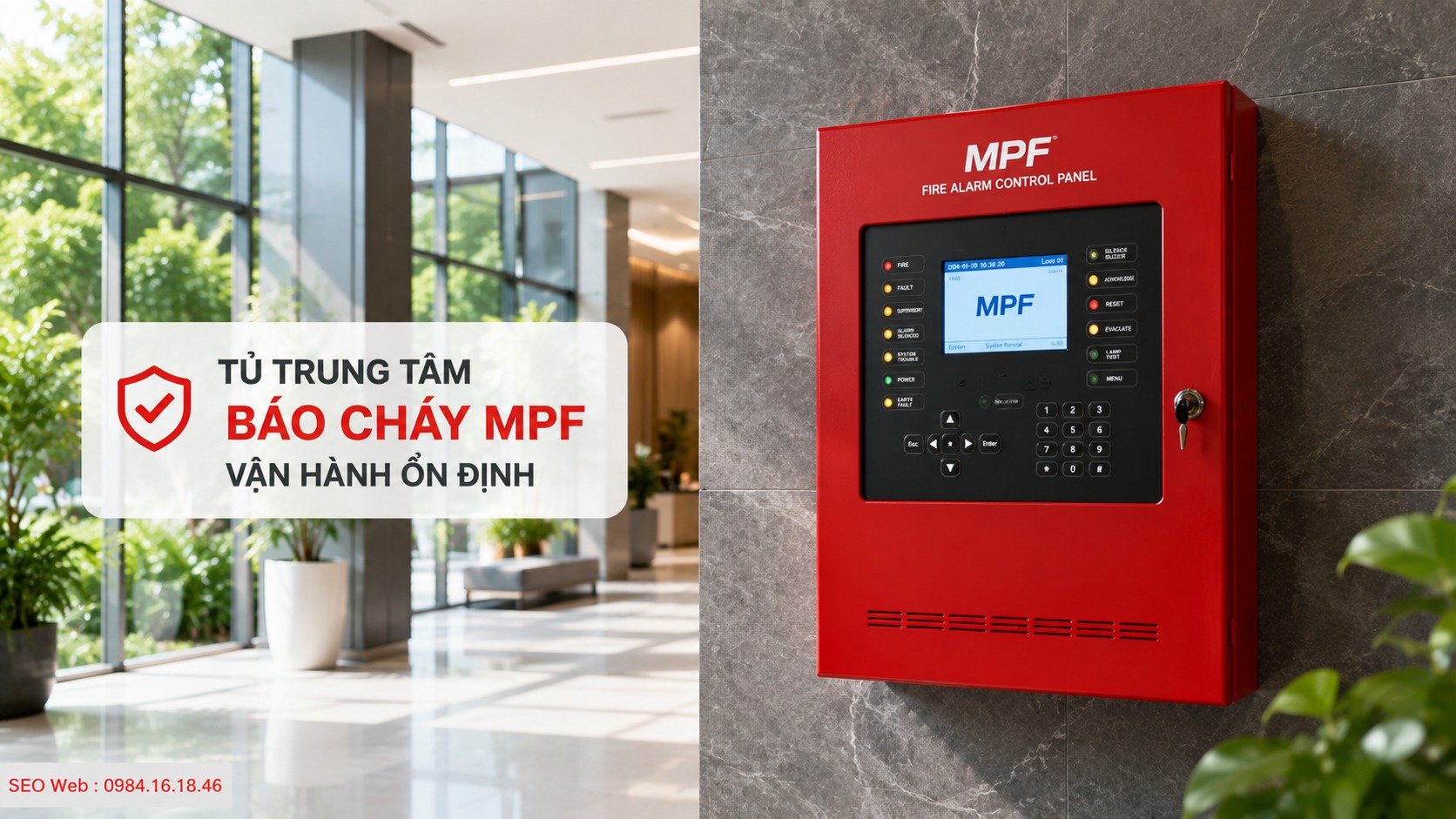 Tủ MPF hỗ trợ kiểm soát hệ thống báo cháy ổn định Tủ trung tâm báo cháy MPF vận hành ổn định nhiều khu vực