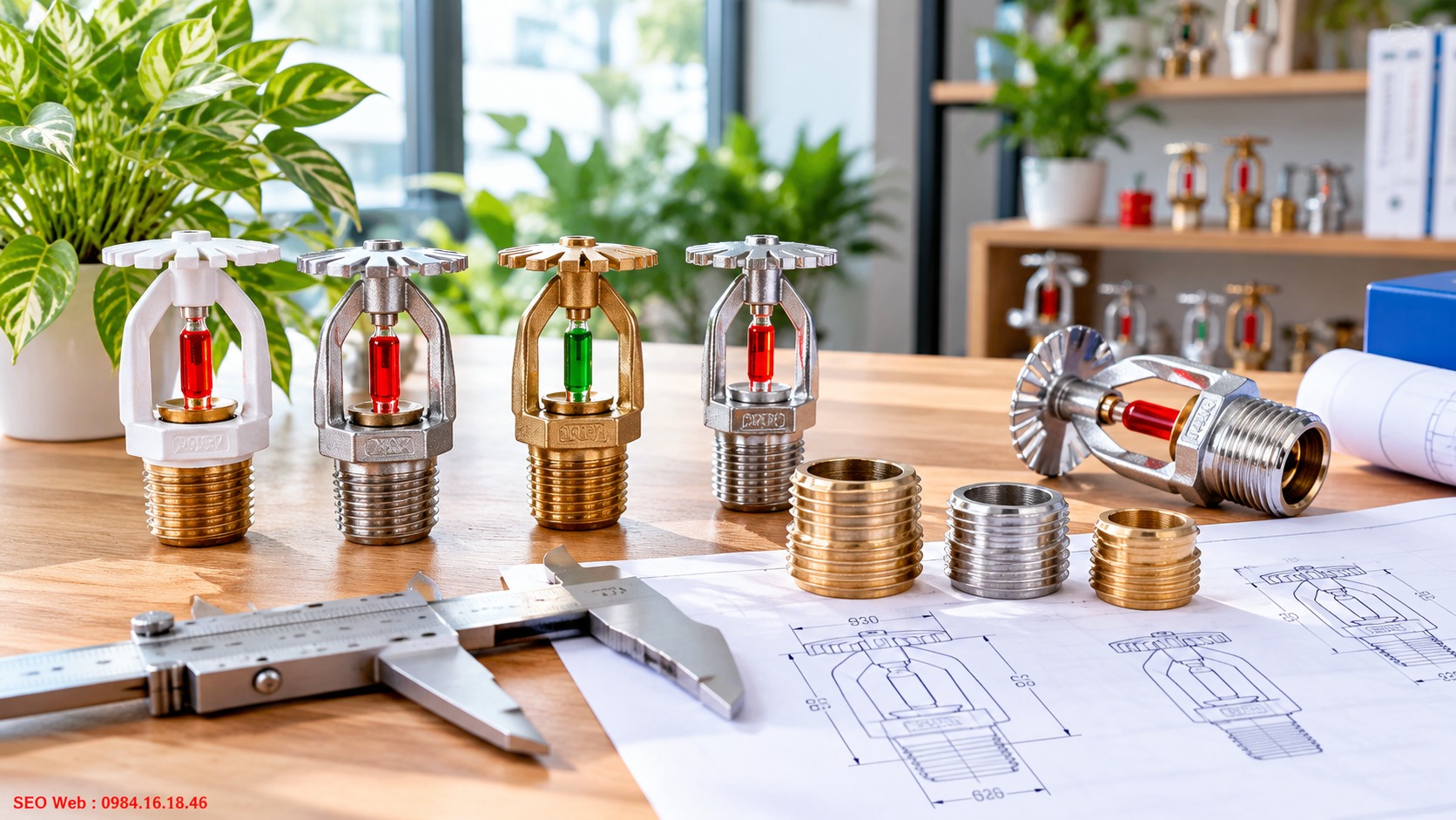Giá đầu phun Sprinkler thay đổi theo thương hiệu và chủng loại