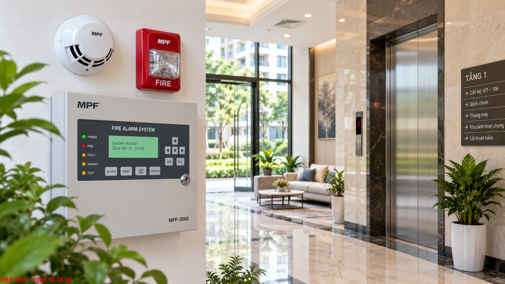 Báo cháy MPF sử dụng trong công trình dân dụng